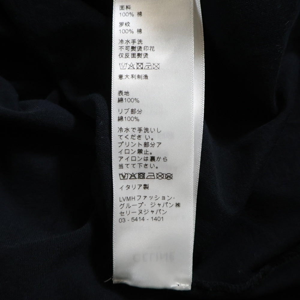 CELINE(セリーヌ) 21SS MIYASHITA PARK POP UP STORE限定 ミヤシタパークストアー限定 プリント 半袖Tシャツ カットソー ブラック 2X675501F