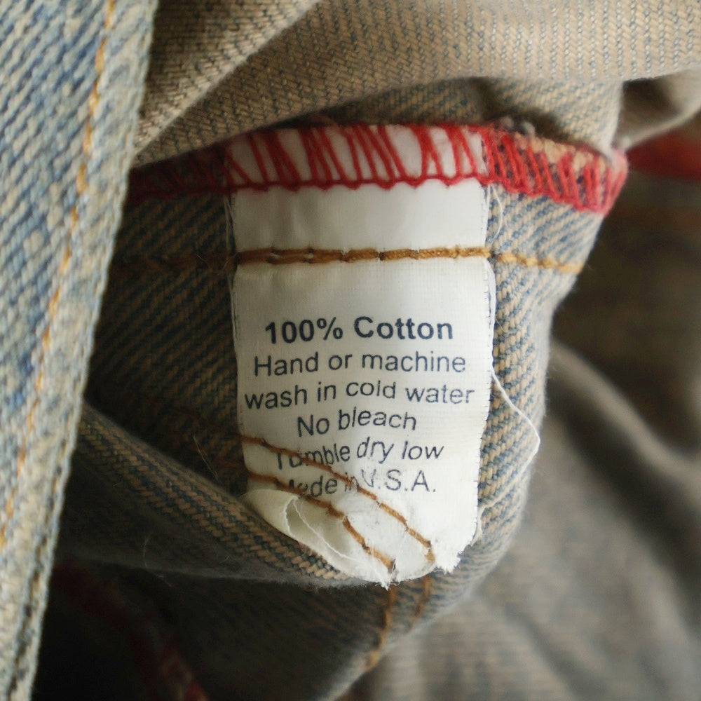 A&G(エーアンドジー) フレアニー パッチワーク ボタンフライ デニム フレアパンツ インディゴ