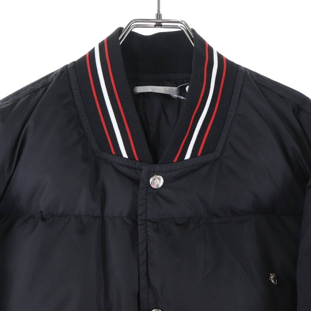 Dior HOMME(ディオールオム) リブライン ボタンダウン ダウンジャケット ブラック 833C449Z3830