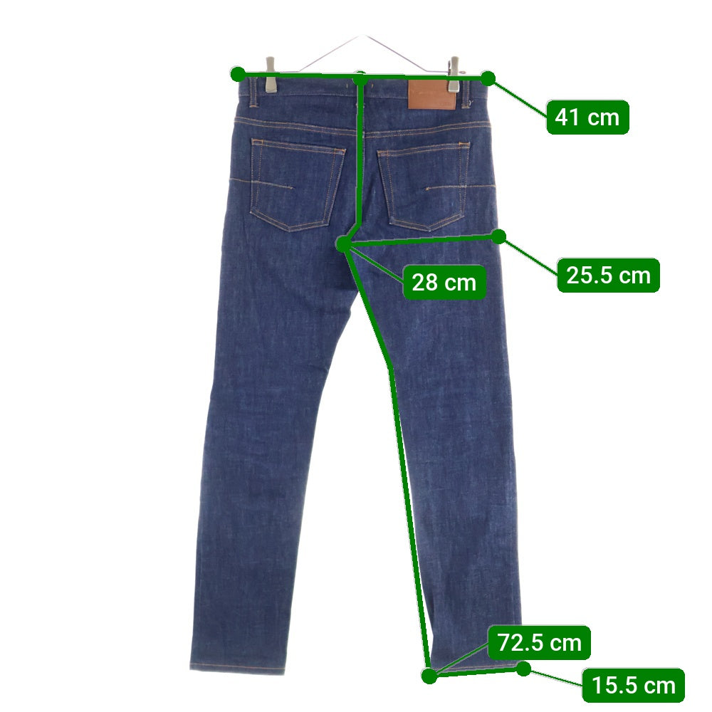 Dior HOMME(ディオールオム) SLIM 17 REGULAR スリム レギュラー ロールアップ オブリーク デニムパンツ インディゴ 193DS10C226X