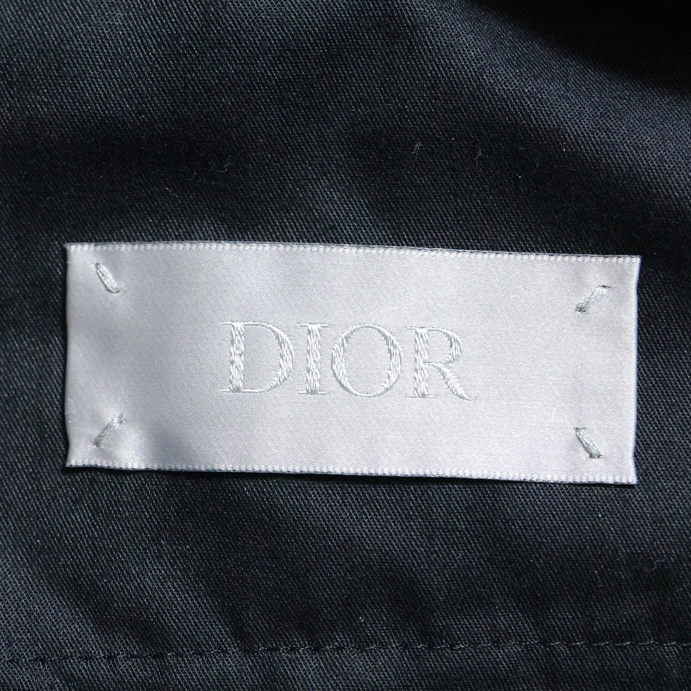 DIOR(ディオール) 21SS ドローストリング チェック スラックス ロングパンツ グレー 113C122A4995