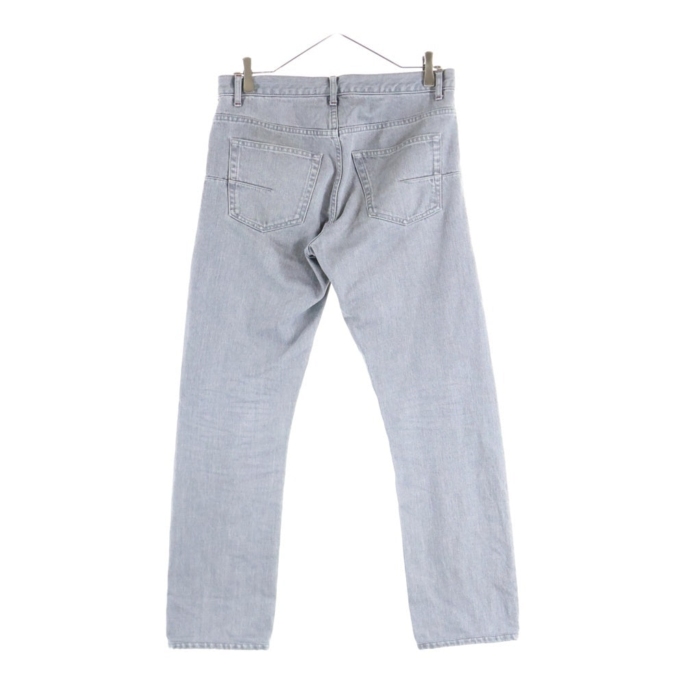 Dior HOMME(ディオールオム) ボタンフライ ストレート デニムパンツ グレー 763D064TX997