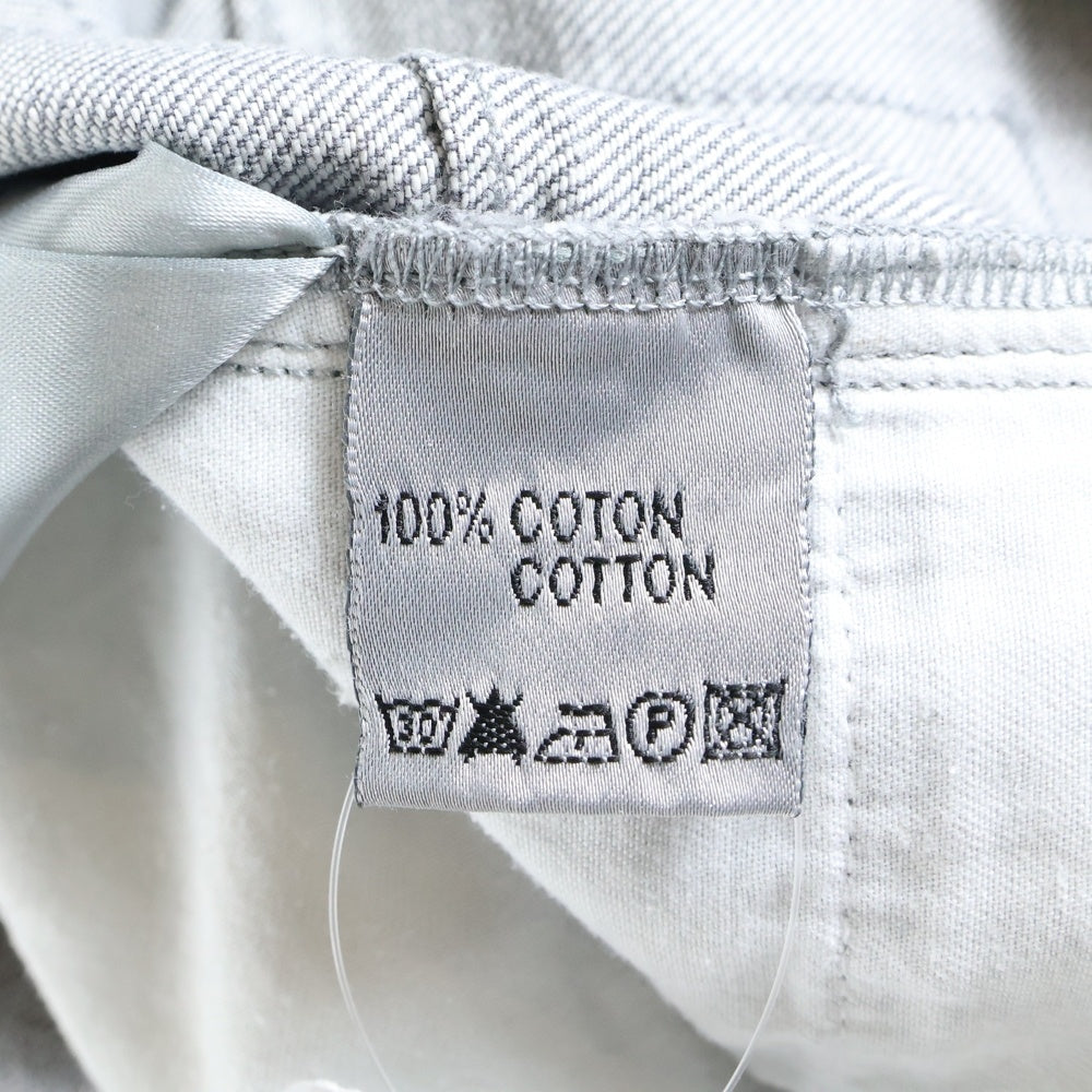 Dior HOMME(ディオールオム) ボタンフライ ストレート デニムパンツ グレー 763D064TX997