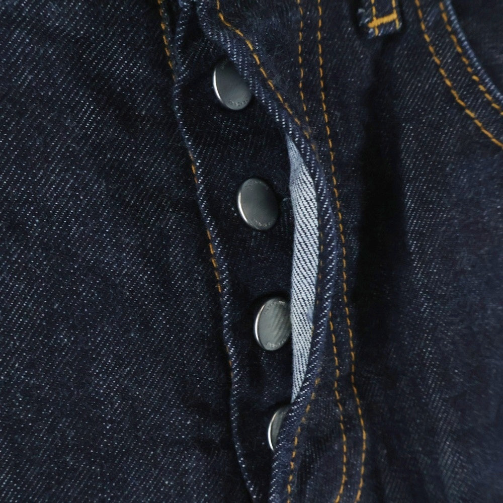 Dior HOMME(ディオールオム) ボタンフライ ストレート デニムパンツ インディゴ 433D020TY111