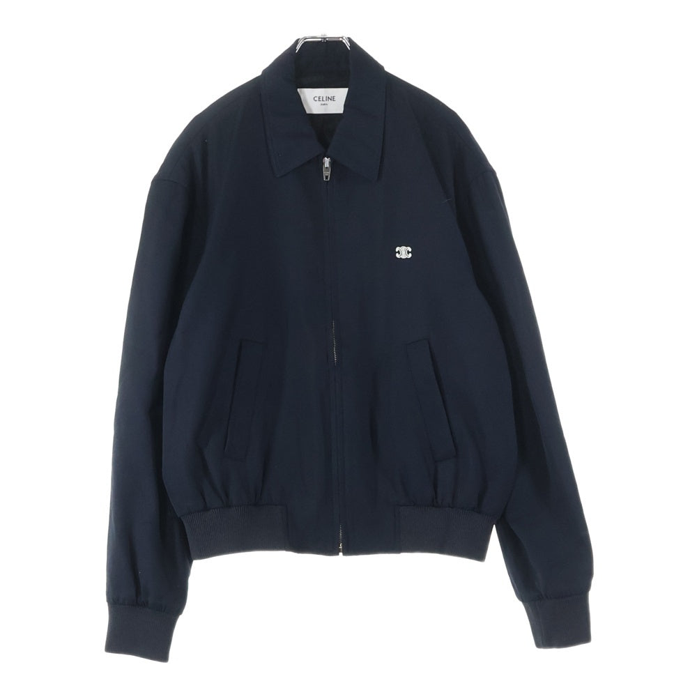 CELINE(セリーヌ) 24AW トリオンフ ジップアップ クラシック ジャケットネイビー 2W47B585X.07MR