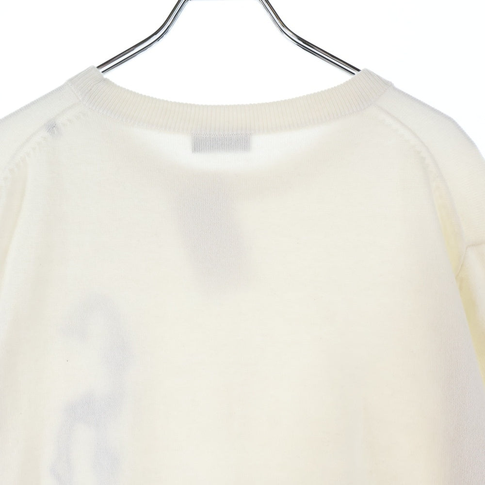 DIOR(ディオール) 23AW CDインターレース クルーネック ニットセーター グレー 343M640AT721