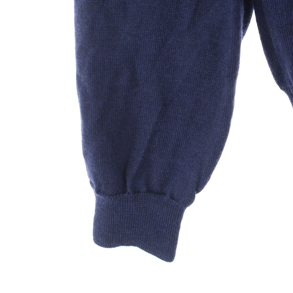 CELINE(セリーヌ) トリオンフ クラシック ウール クルーネック ニットセーター ネイビー 24H80322U.07MR