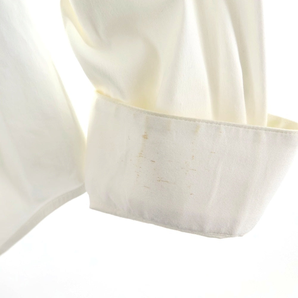 Dior HOMME(ディオールオム) 18AW フェイクネクタイ BEE刺繍 比翼ボタン レギュラーカラー ロングスリーブ 長袖シャツ ホワイト 833C559K1223