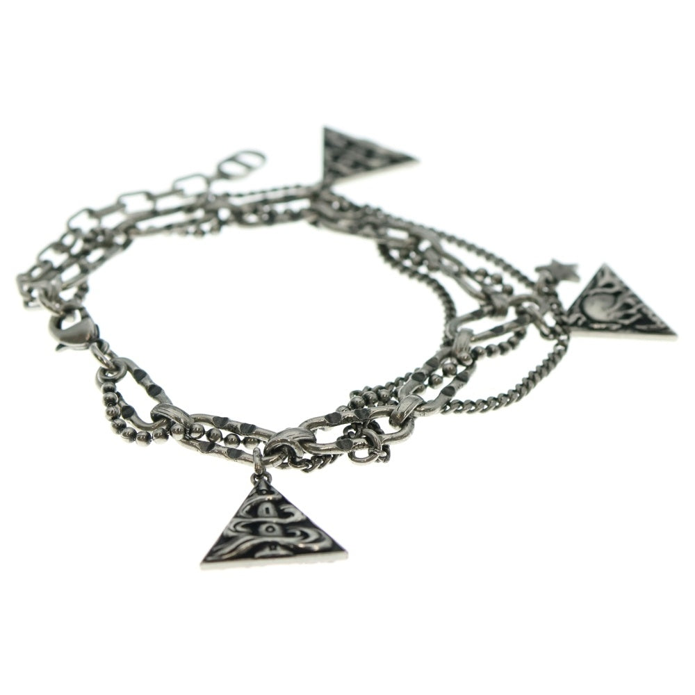 DIOR(ディオール) BRACELET BUCKLE CHAIN LINK MONOGRAM CD チェーン ブレスレット シルバー