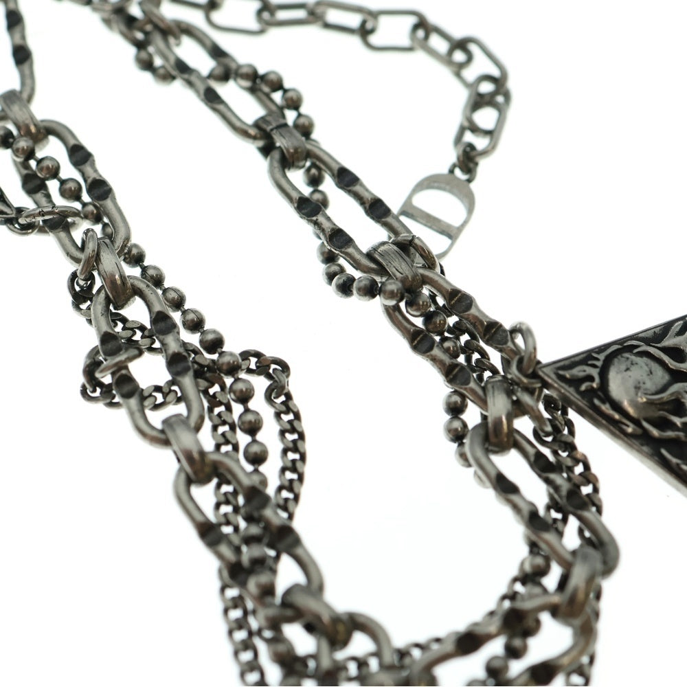 DIOR(ディオール) BRACELET BUCKLE CHAIN LINK MONOGRAM CD チェーン ブレスレット シルバー