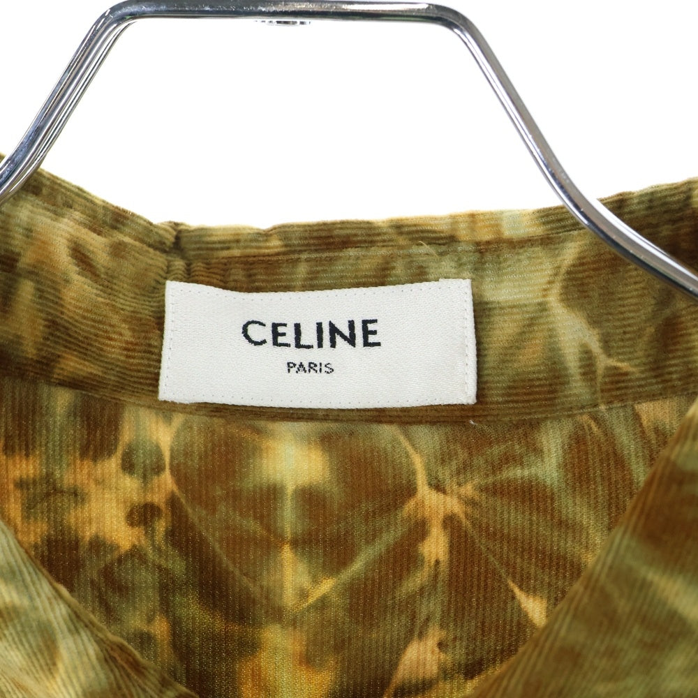 CELINE(セリーヌ) 22SS サンセット コーデュロイ長袖シャツ ブラウン 2C718407Q