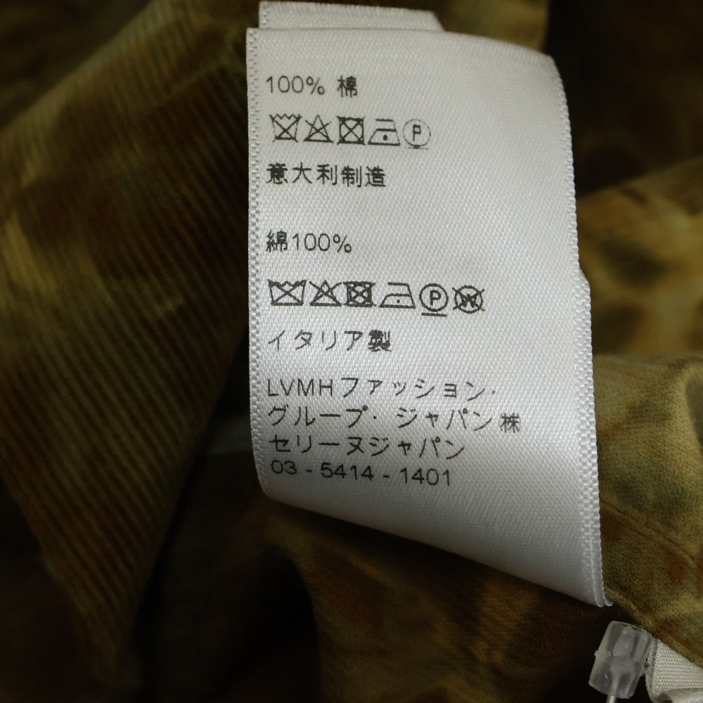 CELINE(セリーヌ) 22SS サンセット コーデュロイ長袖シャツ ブラウン 2C718407Q