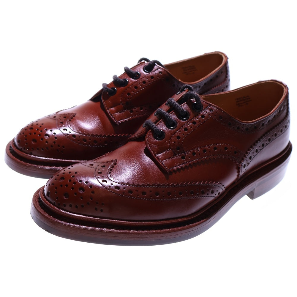 Tricker's(トリッカーズ) BOURTON バートン ウイングチップ レザーローカットシューズ ブラウン 5633139