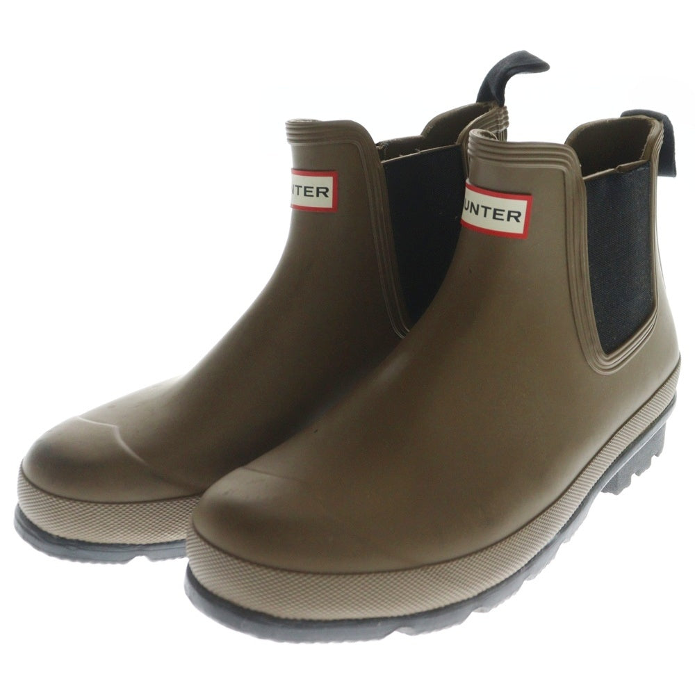 HUNTER(ハンター) ORG CHELSEA DARK SOLE RMA チェルシー ダークソール サイドゴア レインブーツ ベージュ MFS9021RBS