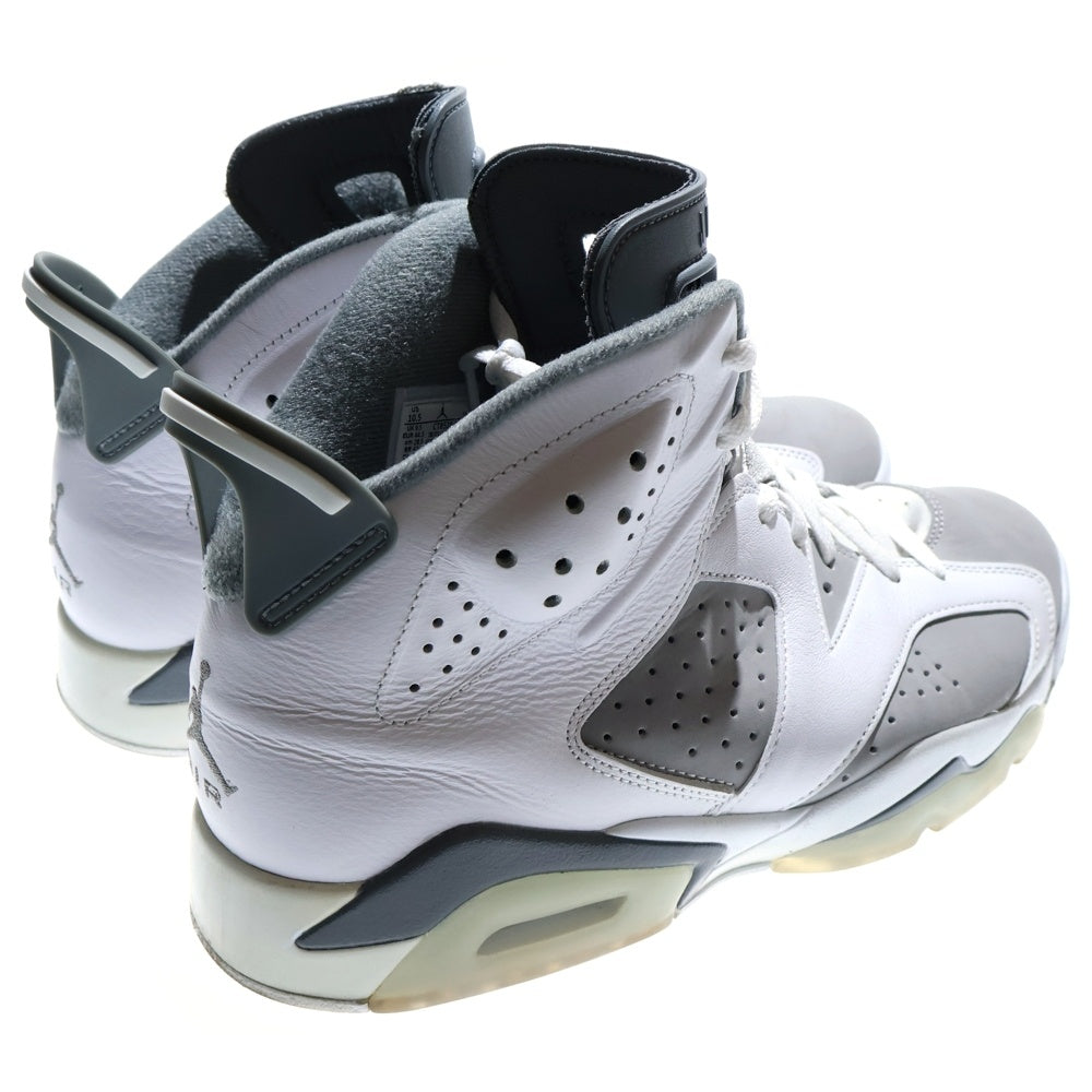 NIKE(ナイキ) AIR JORDAN 6 RETRO COOL GREY エアジョーダン6 クールグレー ハイカットスニーカー グレー/ホワイト US10.5/28.5cm CT8529-100
