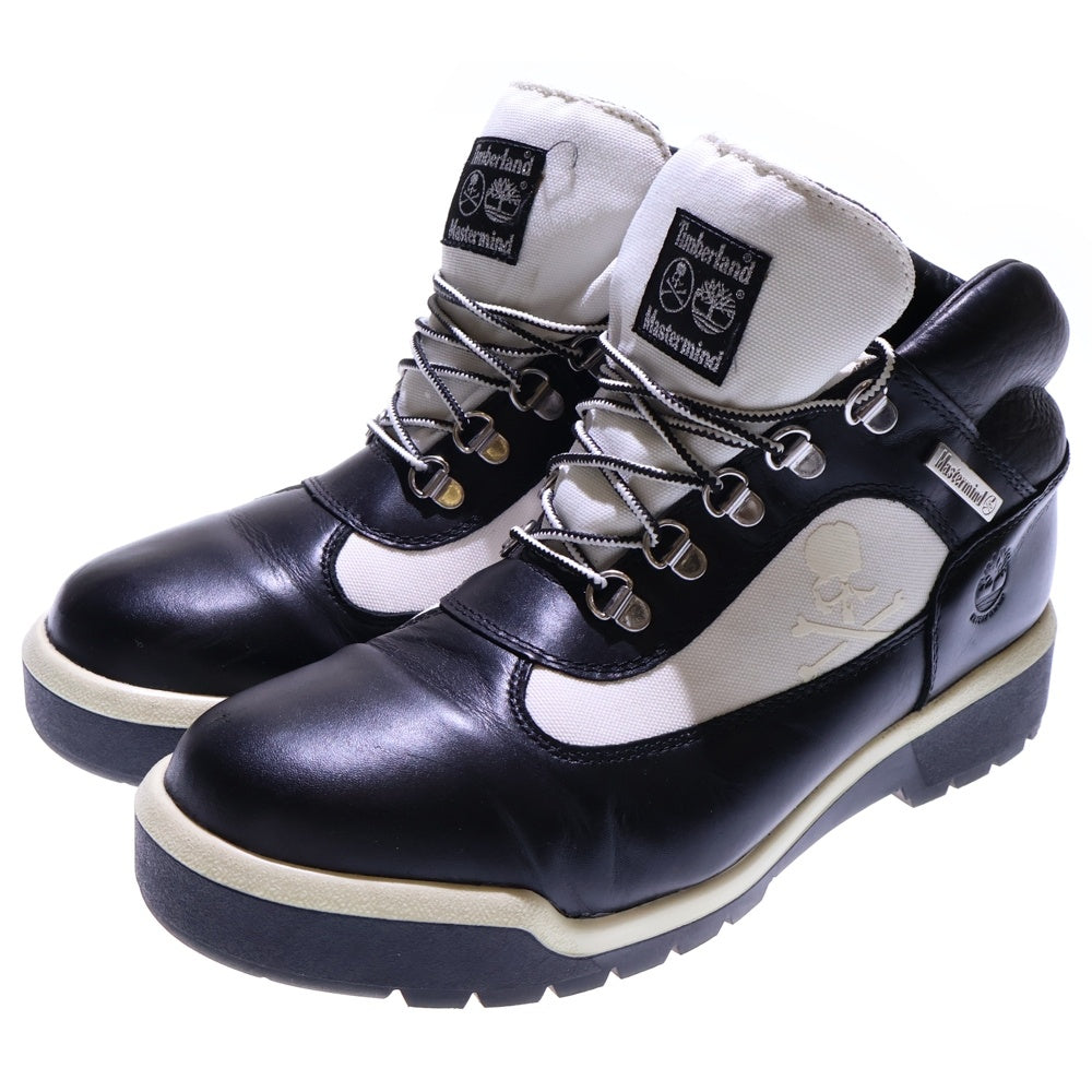Timberland(ティンバーランド) 19AW ×MASTERMIND WORLD マスターマインド ワールド フィールドブーツ ハイカット ブラック/ホワイト US10/28cm A297V