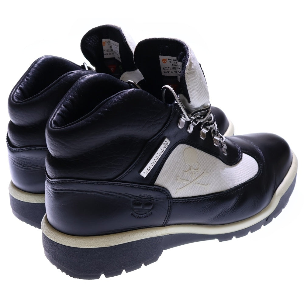Timberland(ティンバーランド) 19AW ×MASTERMIND WORLD マスターマインド ワールド フィールドブーツ ハイカット ブラック/ホワイト US10/28cm A297V