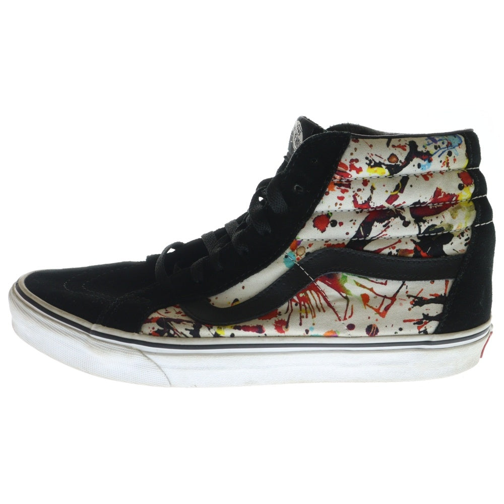 VANS(ヴァンズ) SK8-Hi REISSUE PAINT SPLATTER スケート ペイントスプラッター ハイカットスニーカー ブラック/ホワイト US10/28cm VN0A2XSBM0U