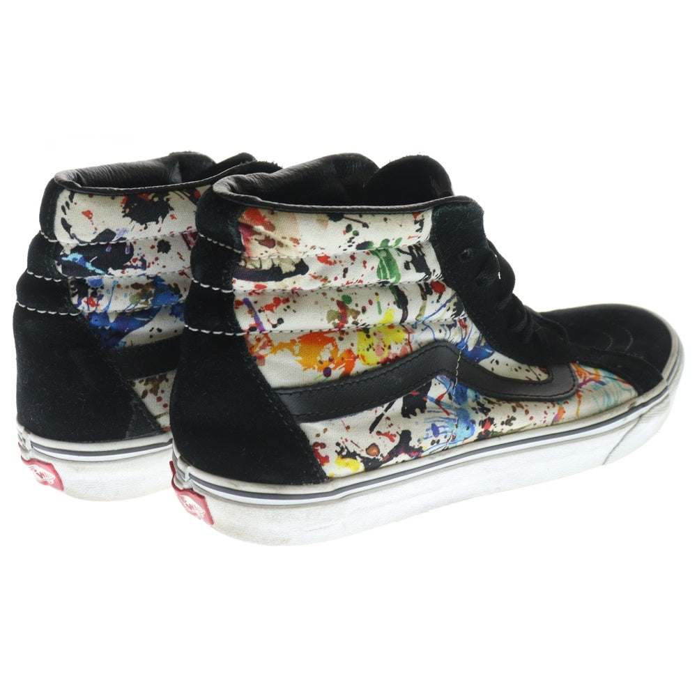 VANS(ヴァンズ) SK8-Hi REISSUE PAINT SPLATTER スケート ペイントスプラッター ハイカットスニーカー ブラック/ホワイト US10/28cm VN0A2XSBM0U