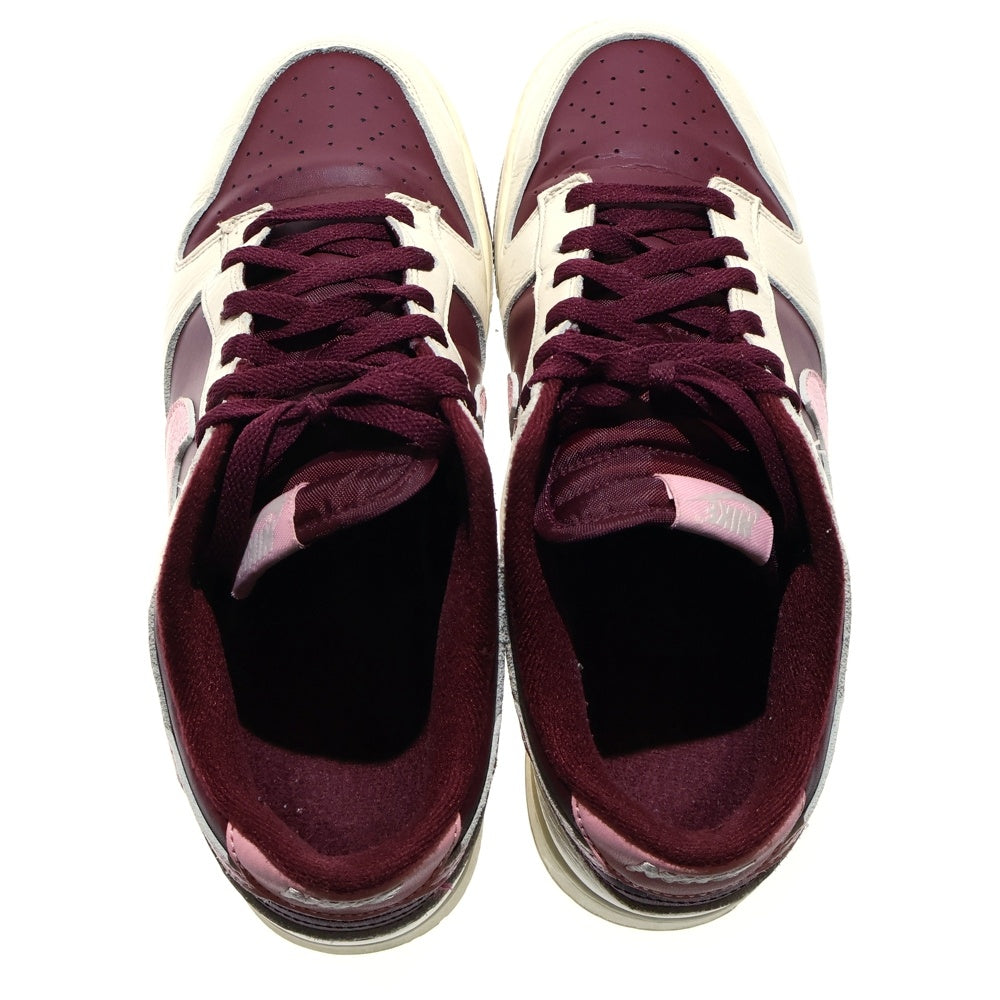 NIKE(ナイキ) DUNK LOW VALENTINE'S DAY ダンク バレンタインデー ローカットスニーカー バーガンディ/ホワイト US10.5/28.5cm DR9705-100