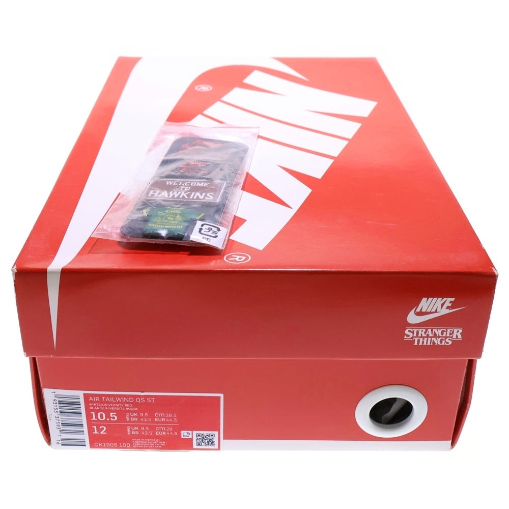 NIKE(ナイキ) ×STRANGER THINGS OG PACK AIR TAILWIND ストレンジャーシングス エアテイルウィンド ローカットスニーカー ホワイト/レッド US10.5/28.5cm CK1905-100