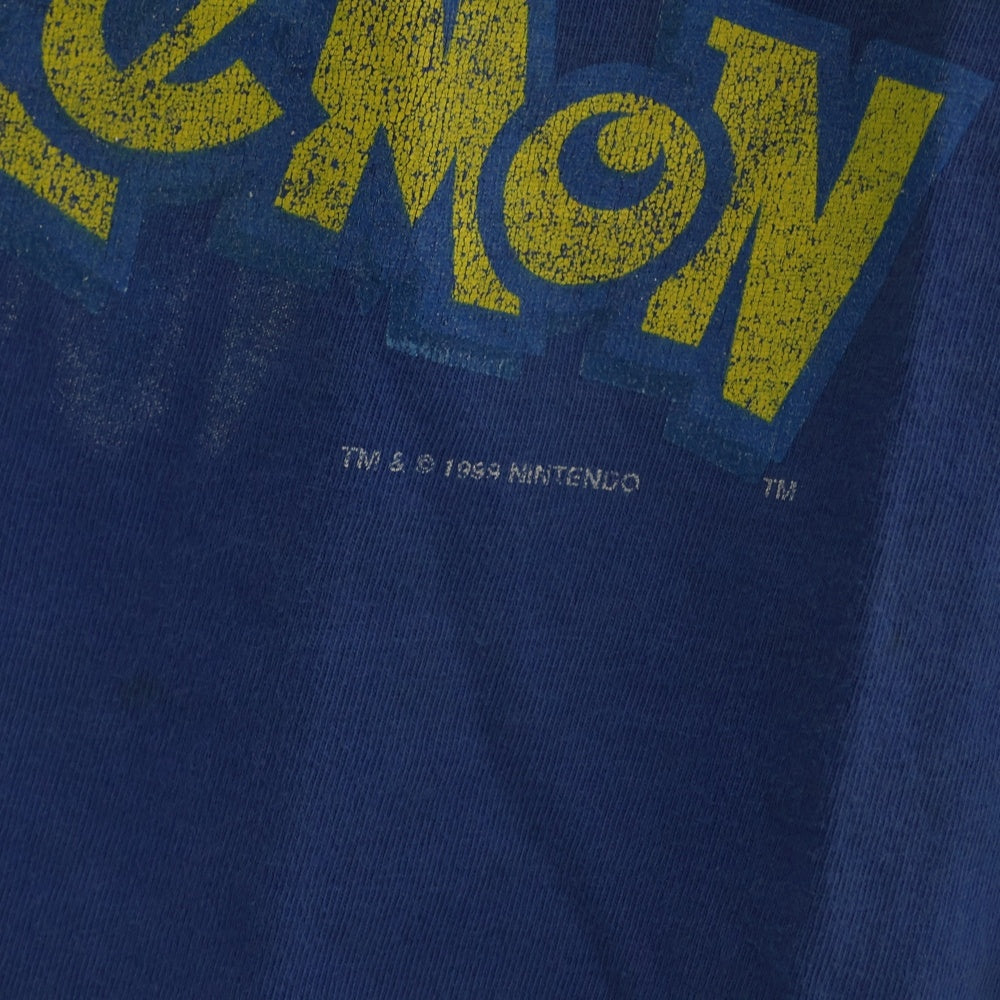 VINTAGE(ヴィンテージ) 90S後期 POKEMON VINTAGE ポケモン 半袖Tシャツ ヴィンテージ ブルー