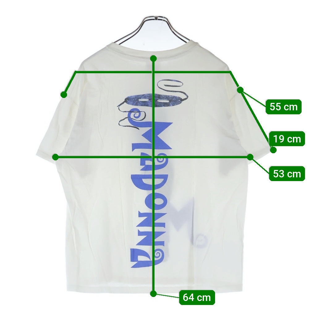 VINTAGE(ヴィンテージ) 90S MADONNA GIRLIE SHOW 1993 BACKSTAGE PASS ヴィンテージ マドンナ ガーリーショー バックステージパス 半袖Tシャツ カットソー ホワイト