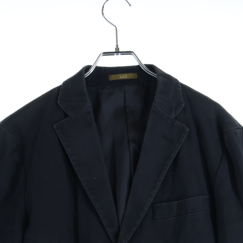 NO BRAND(ノーブランド) A.A.R Yohji Design Studio ノッチドラペル 3B シングル テーラードジャケット ブラック