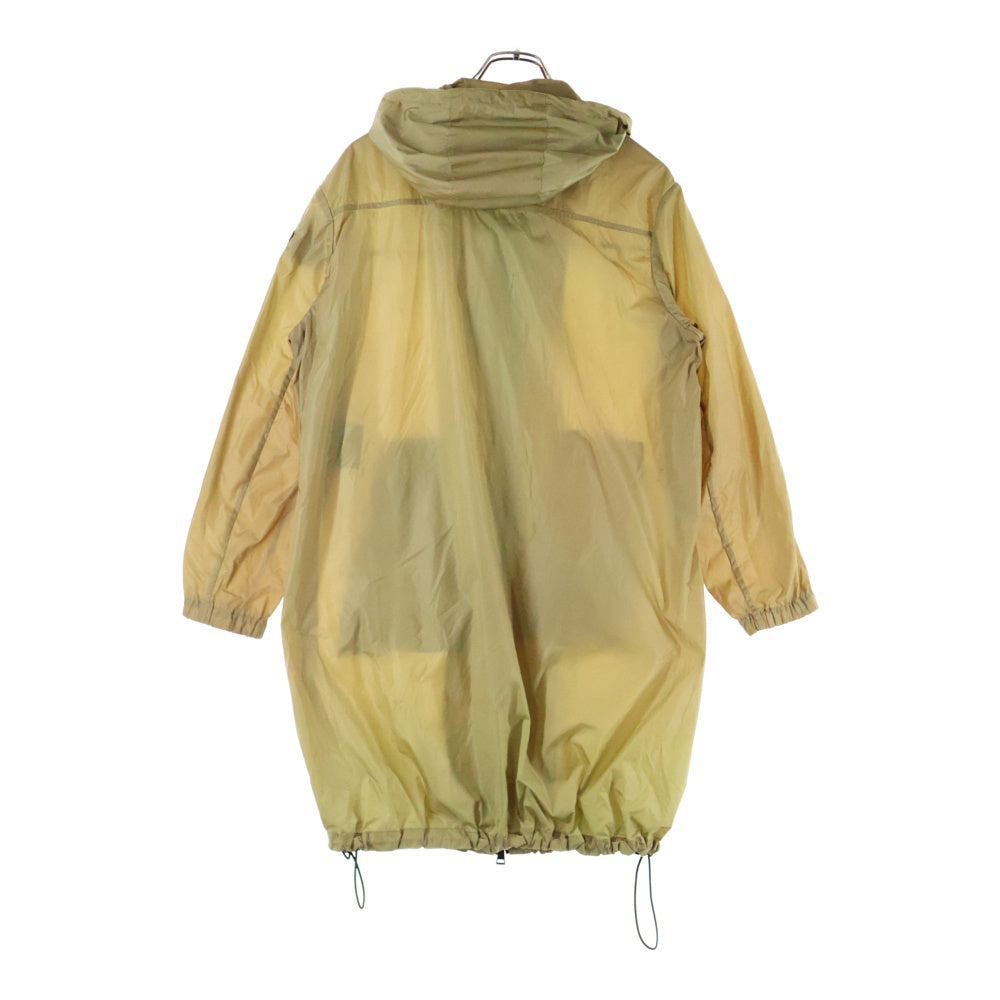 MONCLER(モンクレール) SAUGE フリル ナイロンロングコート ベージュ レディース F10931C72100