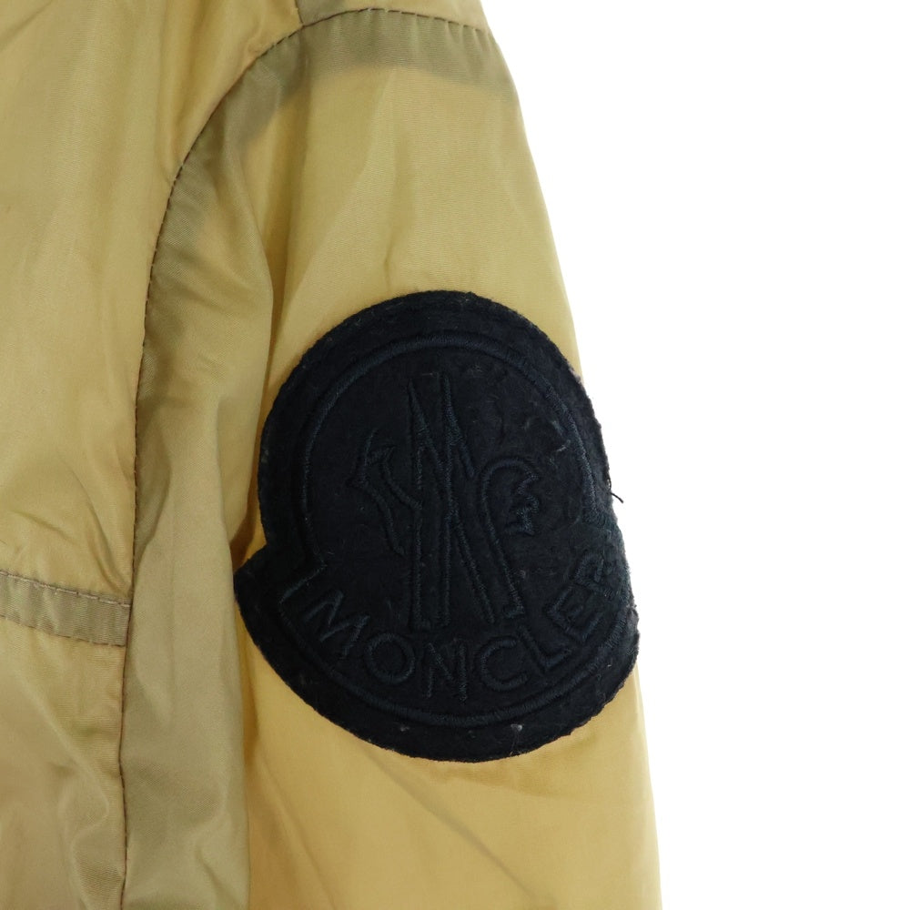 MONCLER(モンクレール) SAUGE フリル ナイロンロングコート ベージュ レディース F10931C72100