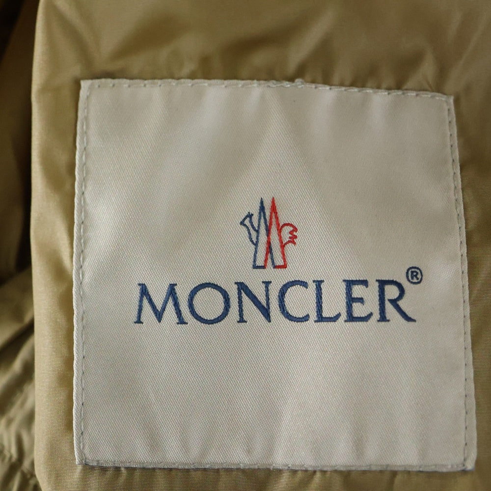 MONCLER(モンクレール) SAUGE フリル ナイロンロングコート ベージュ レディース F10931C72100