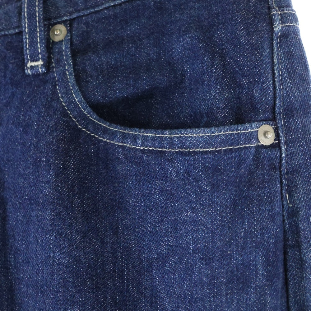 AURALEE(オーラリー) SELVEDGE LIGHT DENIM WIDE PANTS セルビッチ デニム ワイドパンツ インディゴ A22SP04SD