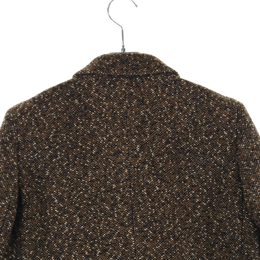 Max Mara(マックスマーラ) 1B ツイード シングル テーラードジャケット ブラウン レディース 10460403-004