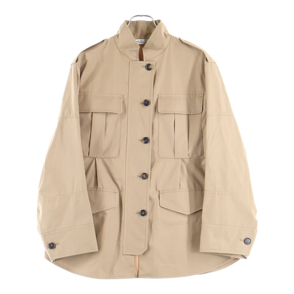 S MAX MARA(エス マックスマーラ) 4ポケット ツイル ジャケット ベージュ レディース 90210111-026