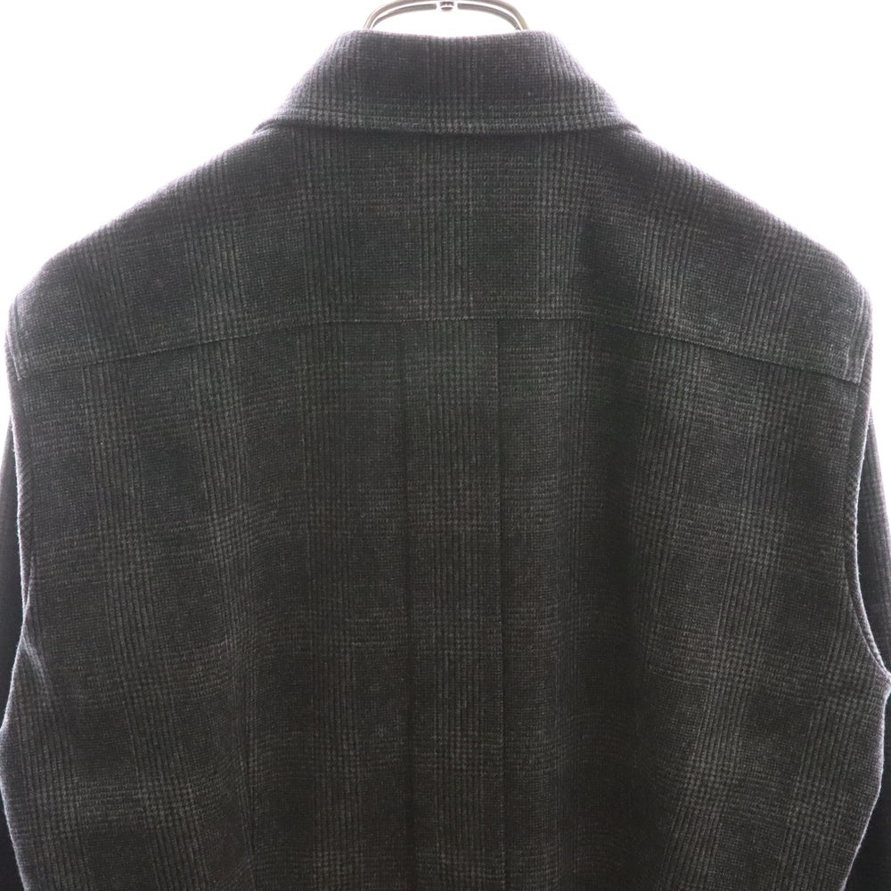 Max Mara(マックスマーラ) 比翼ボタン グレンチェック 長袖シャツ ジャケット グレー レディース 11160686-001