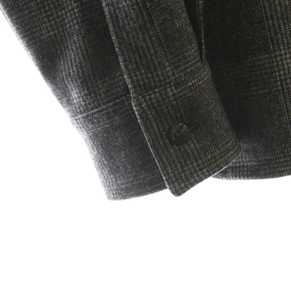 Max Mara(マックスマーラ) 比翼ボタン グレンチェック 長袖シャツ ジャケット グレー レディース 11160686-001