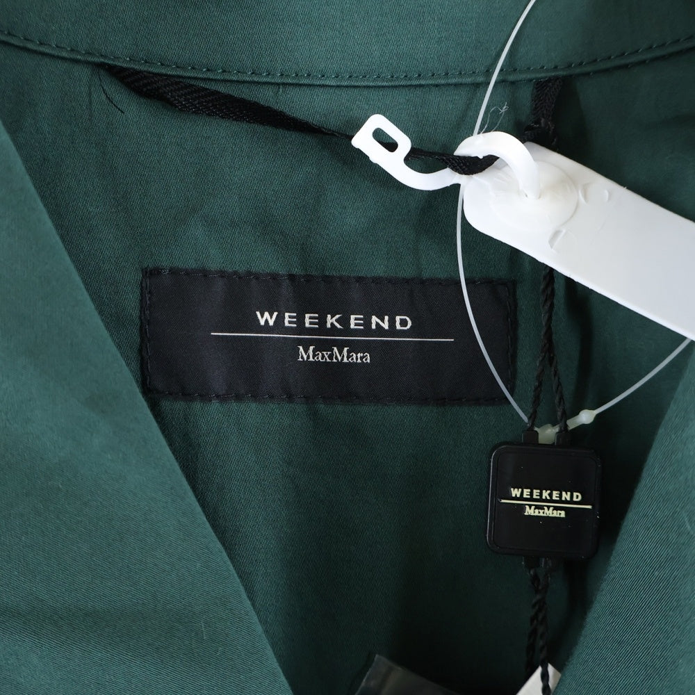 Weekend Max Mara(ウィークエンド マックスマーラ) ダブルポケット フロントボタン ワークシャツ ジャケット グリーン レディース 50410611-002
