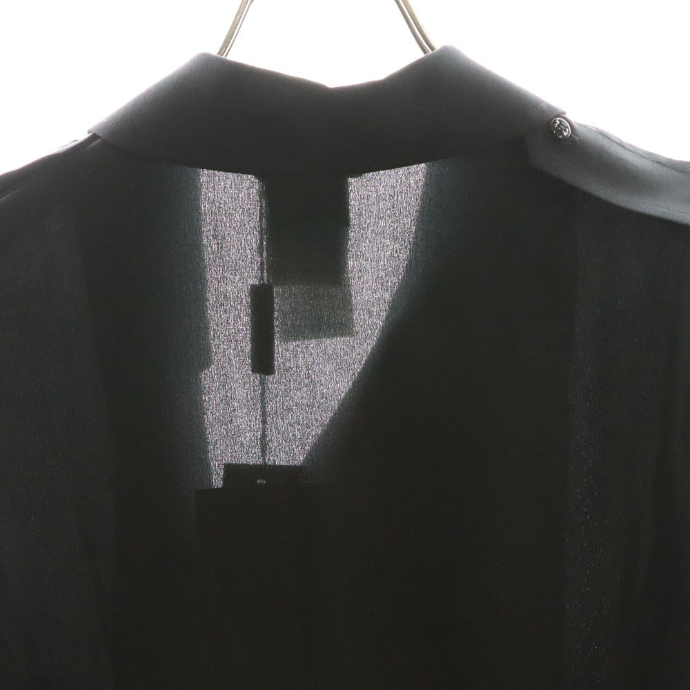 Max Mara(マックスマーラ) アシンメトリージップ シルク 長袖シャツ ブラック レディース 11110382-007