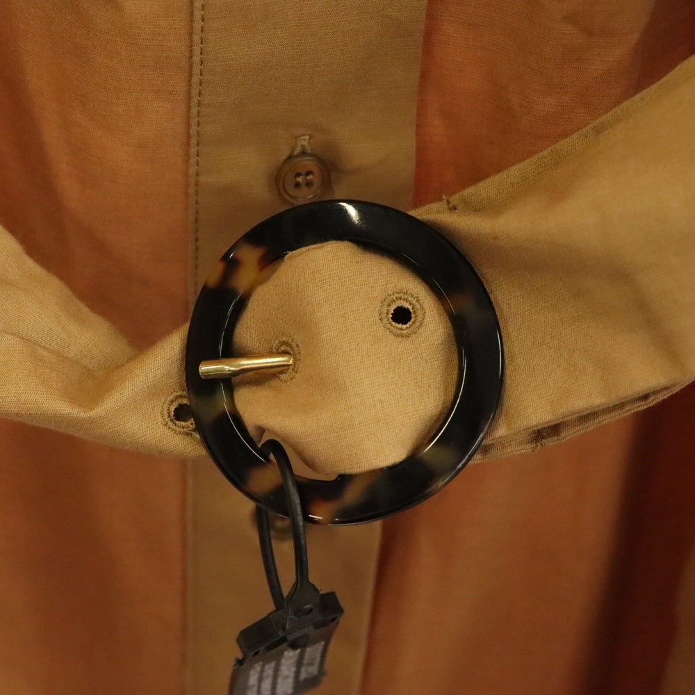 S MAX MARA(エス マックスマーラ) ラウンドカラー ボタンダウン コート ブラウン レディース 92211511-002