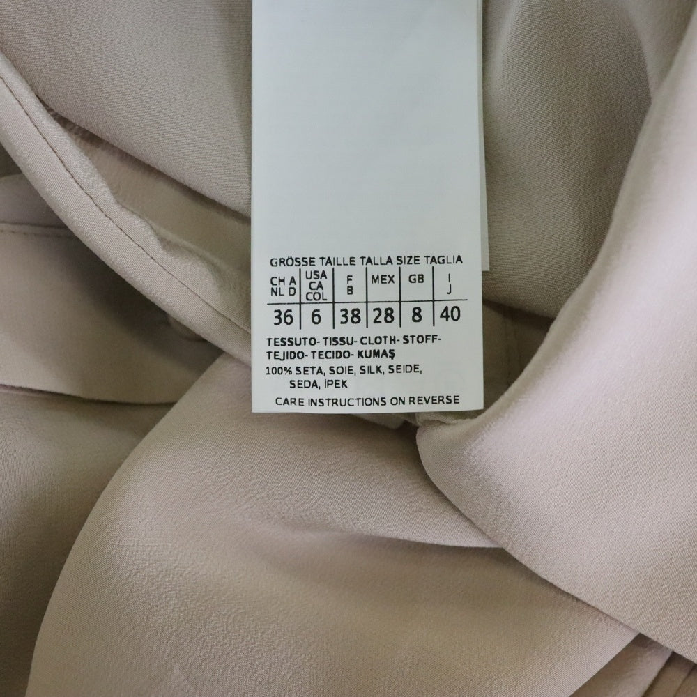 Max Mara(マックスマーラ) フロントボタン シルク 長袖シャツ ピンク レディース 11160353-004