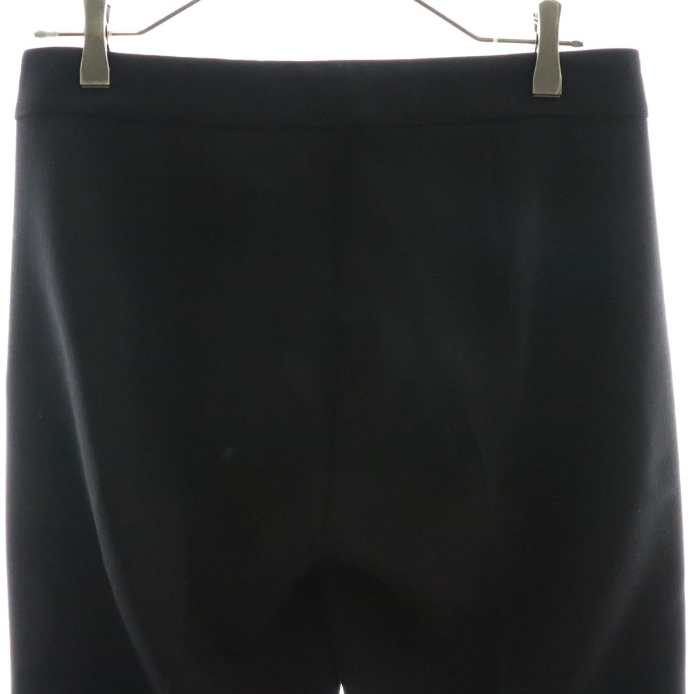 Max Mara(マックスマーラ) センタープレス リブカット ストレートスラックス ブラック レディース 1131047-016