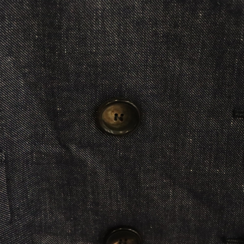 S MAX MARA(エス マックスマーラ) ダブルブレスト デニム ロングコート インディゴ レディース 9081078-030