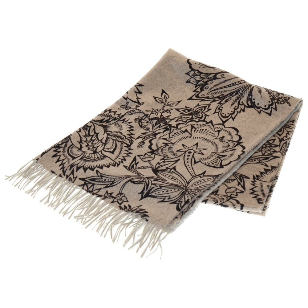 Max Mara(マックスマーラ) カシミヤニット フラワー総柄 マフラー ストール ブラウン 45463579-943