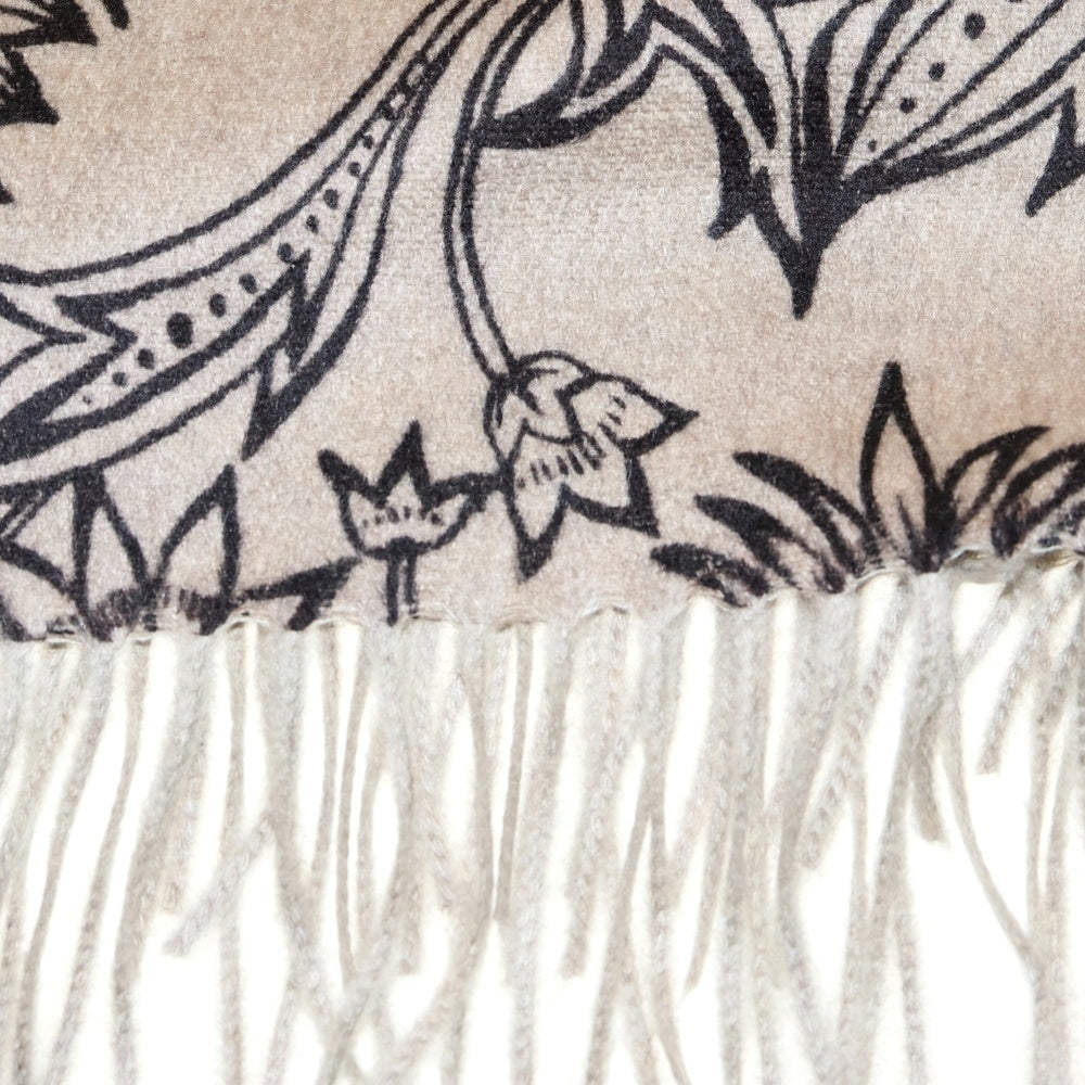 Max Mara(マックスマーラ) カシミヤニット フラワー総柄 マフラー ストール ブラウン 45463579-943