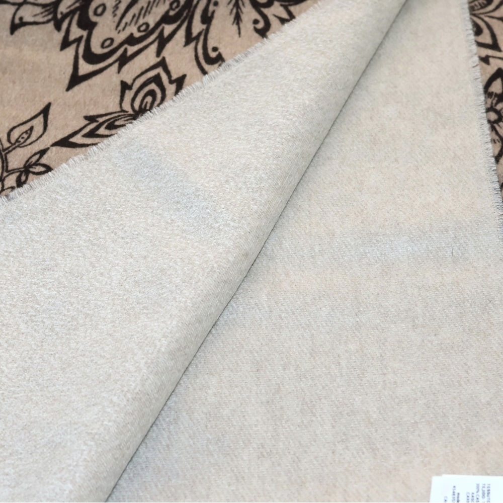 Max Mara(マックスマーラ) カシミヤニット フラワー総柄 マフラー ストール ブラウン 45463579-943