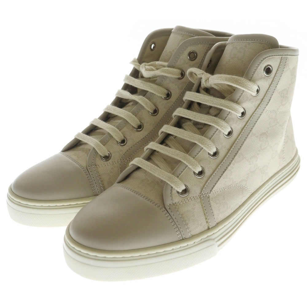 GUCCI(グッチ) GG キャンバス ハイカットスニーカー ベージュ レディース 426186