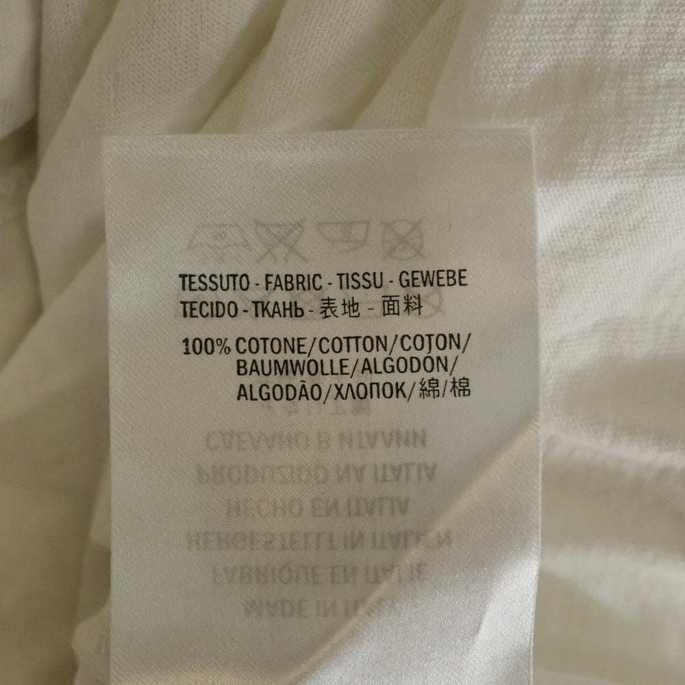 GUCCI(グッチ) BEE刺繍 プリント コットン クルーネック 半袖Tシャツ カットソー ホワイト 417306 X5937