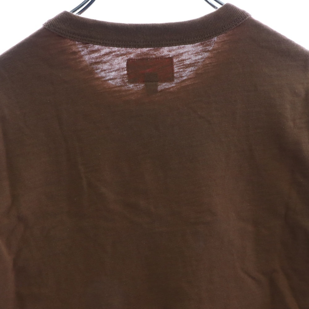 SUPREME(シュプリーム) 19SS Shatter Tee シャッター ロゴ刺繍 クルーネック 半袖Tシャツ カットソー ブラウン