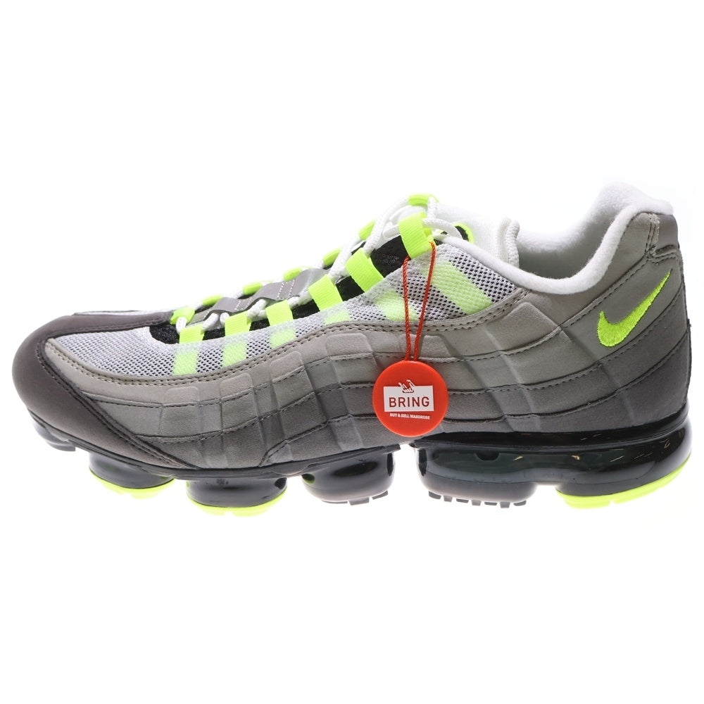 NIKE(ナイキ) AIR VAPORMAX 95 NEON エアヴェイパーマックス ネオン ローカットスニーカー グレー/イエロー US12/30cm AJ7292-001