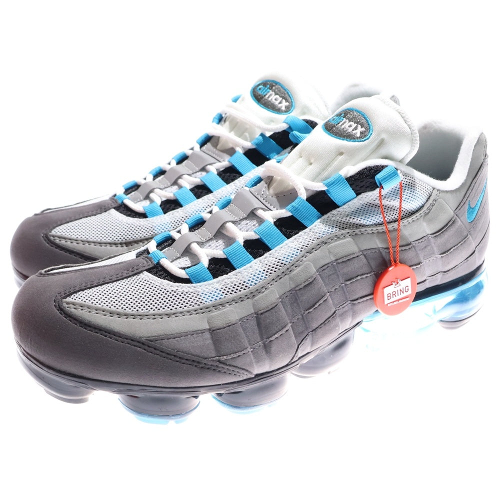 NIKE(ナイキ) AIR VAPORMAX 95 NEO TURQUOISE エアヴェイパーマックス ネオターコイズ ローカットスニーカー グレー US12/30cm AJ7292-002